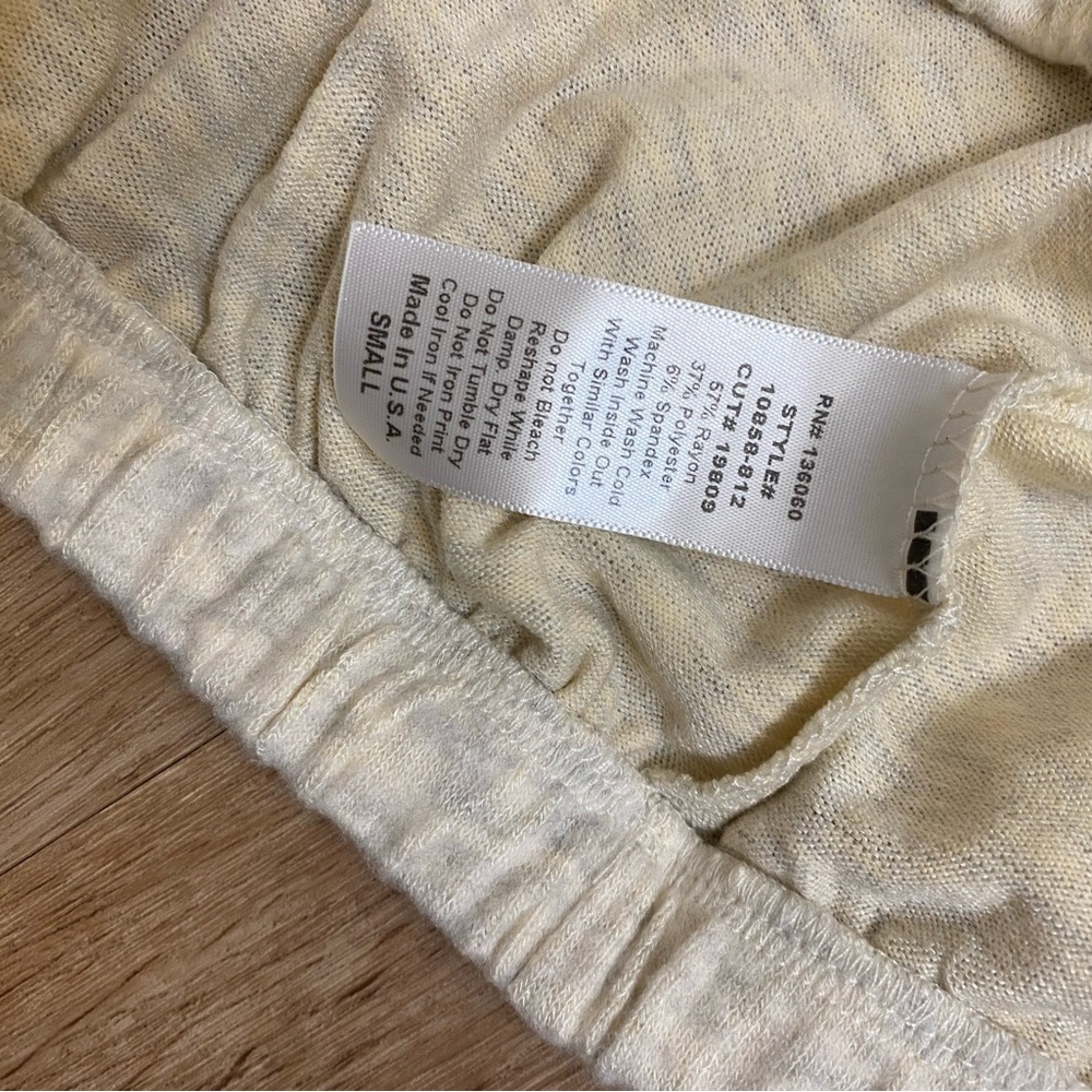 Project Social T Cream Ribbed Sweater - Picture 8 of 8